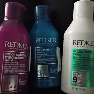 Redken Kids Hair Trio — Purple, Blue & White Shampoo Set